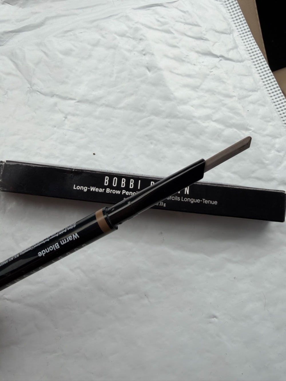 Bobbi Brown Long-Wear Brow Pencil — Warm Blonde retails $46